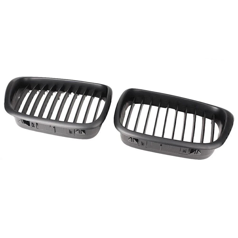Black Upper Bumper Grill Mesh Grille for BMW E39 525 528 530 535 M5 (2000-2003)