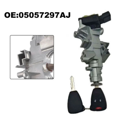 Steering Column Switch Housing With Key for Chrysler Vehicle Models