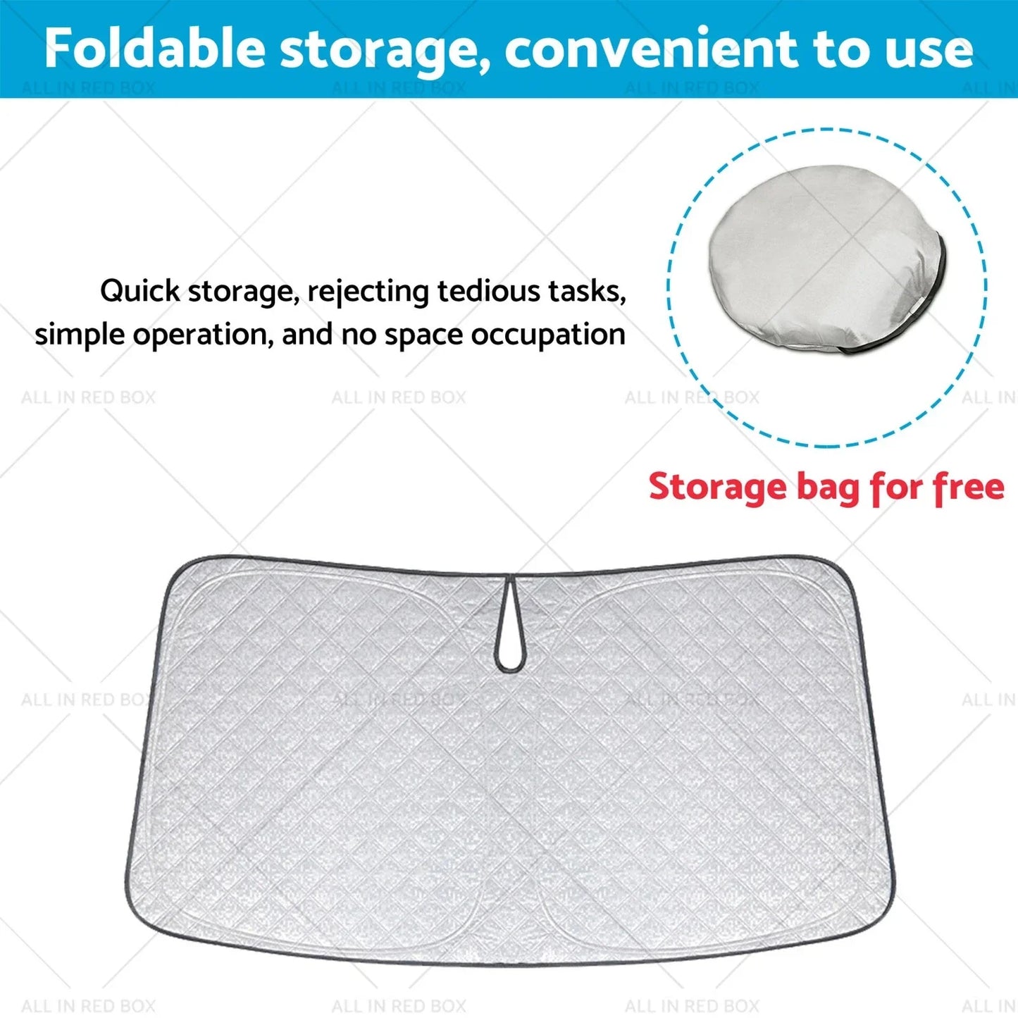 6-Layer Front Sun Shade Visor for Hyundai Venue (2019-2025)