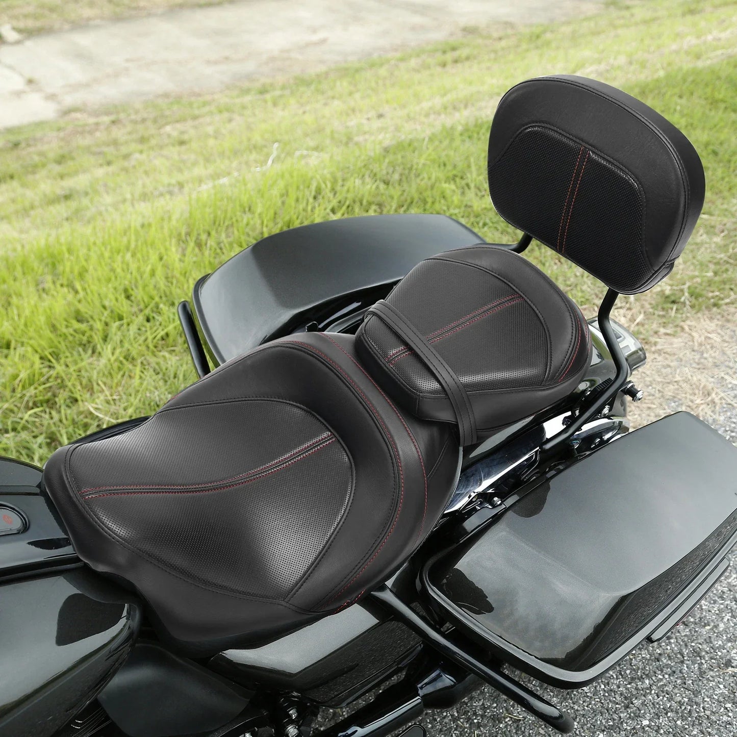 Driver & Passenger Backrest Sissy Bar for Harley Road Glide (2009-2023)