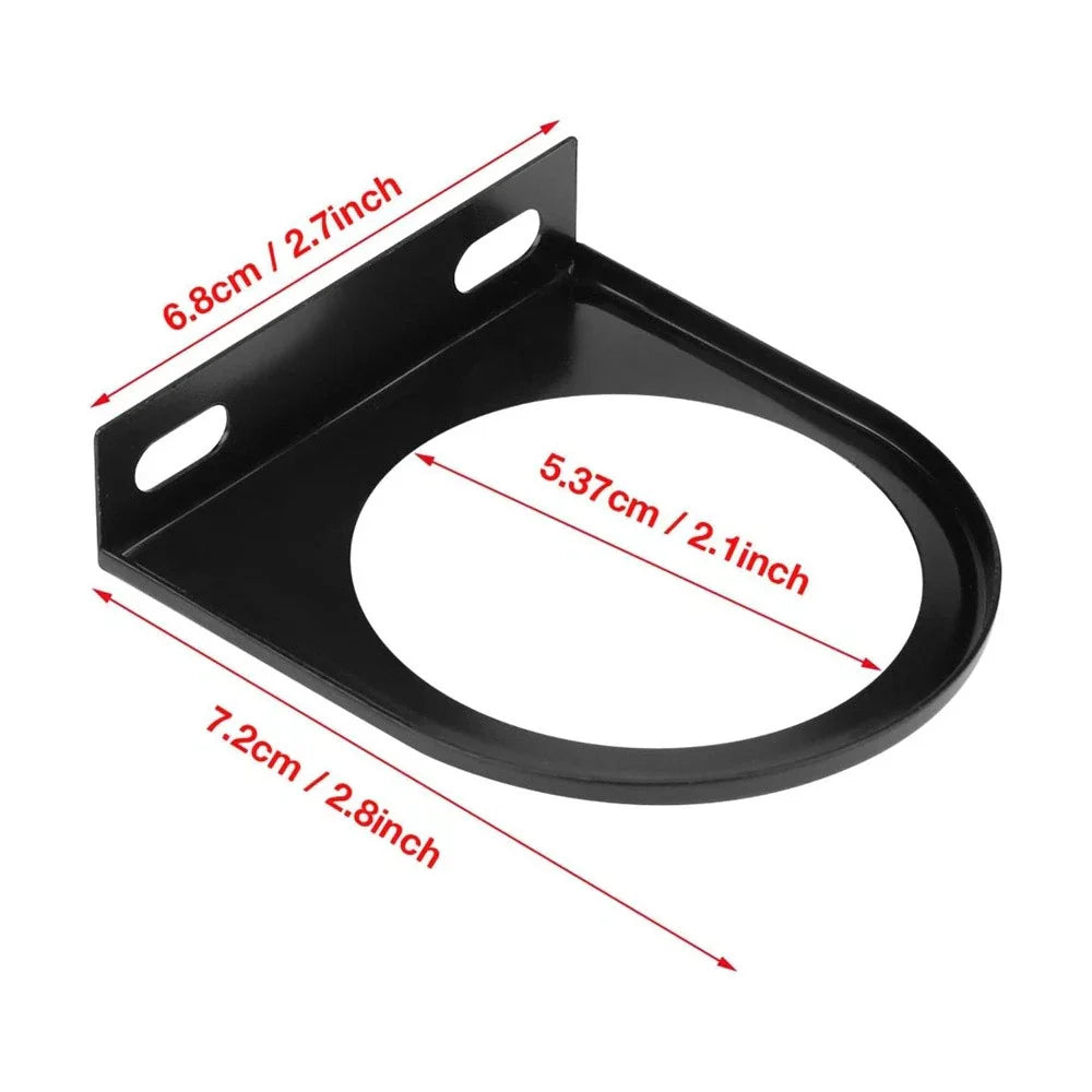 52mm Single Hole Dashboard Gauge Holder Pod for Car - Black