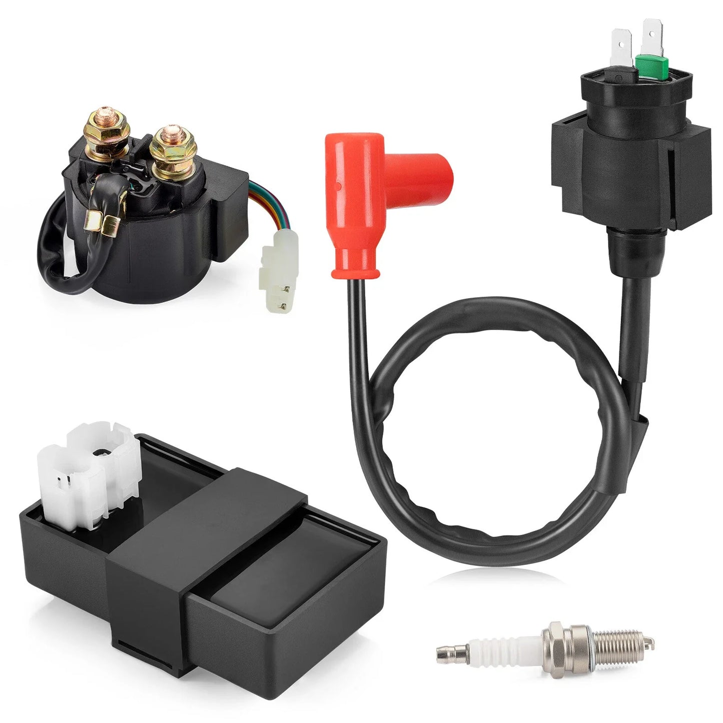 Ignition Coil Spark Plug CDI Relay for Honda Foreman 400 (1995–2003)
