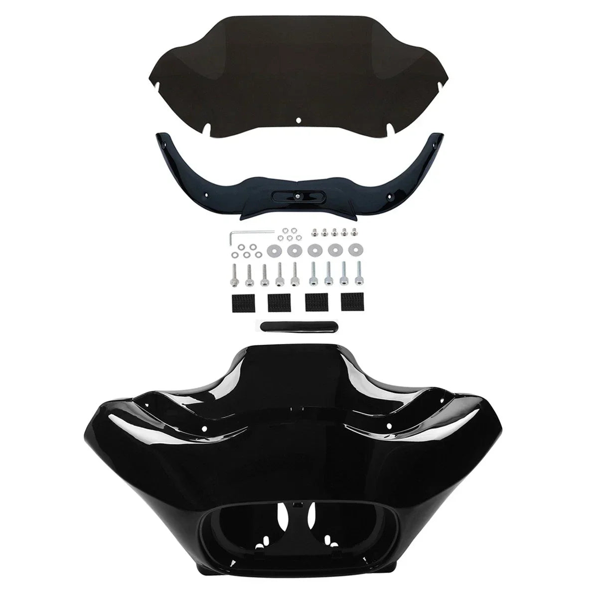 Inner & Outer Fairings Windshield Trims for Harley Road Glide (1998-2013)