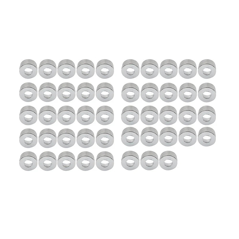 48X Chrome Engine Bolt Topper Caps for Harley Twin Cam Touring Dyna