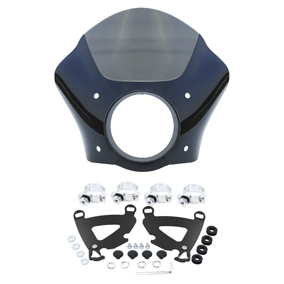 49mm Front Headlight Fairing for Harley Low Rider, Super Glide