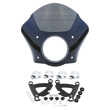 49mm Front Headlight Fairing for Harley Low Rider, Super Glide