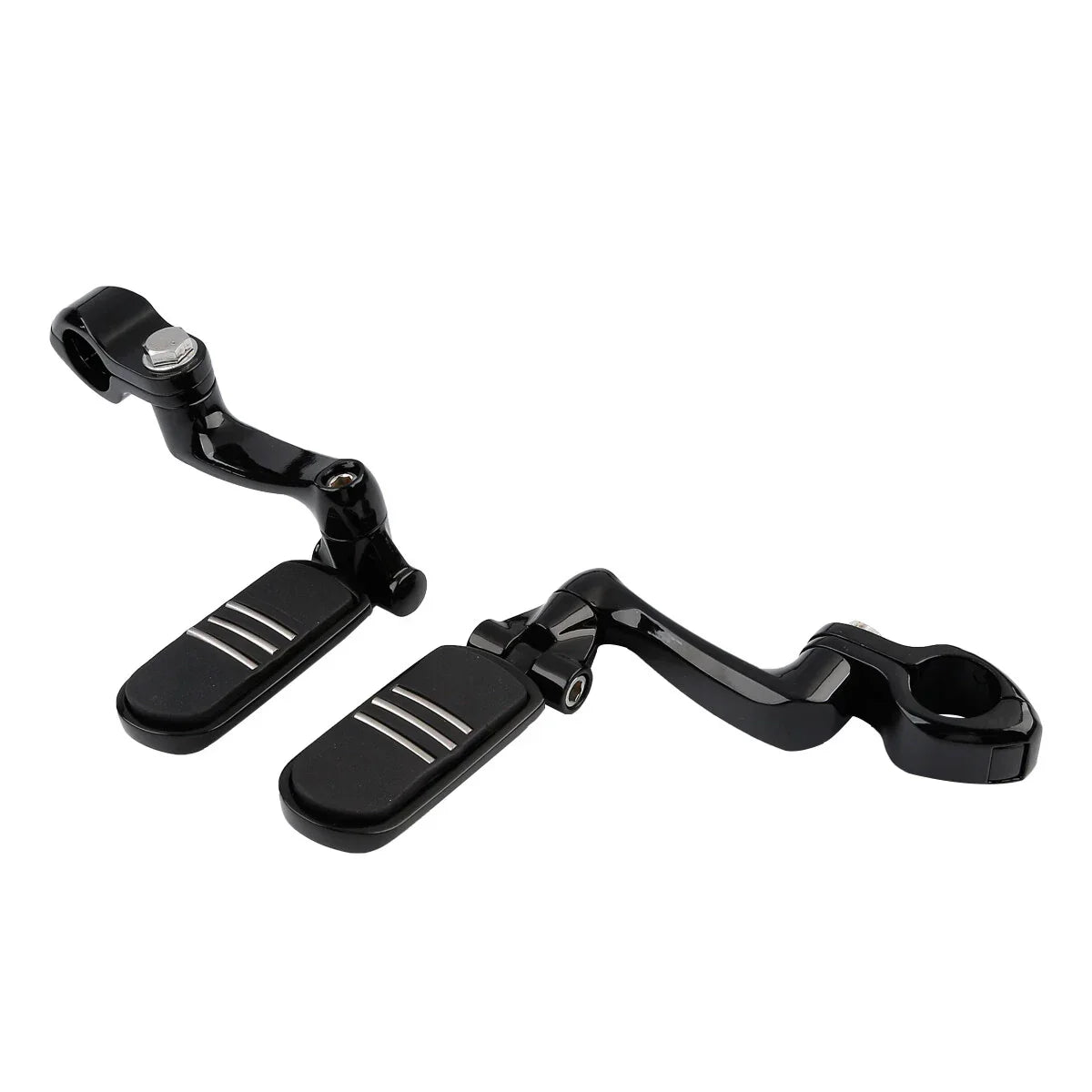 1-1/4 in Highway Engine Guard 360 Adjustable Footpegs for Harley Touring