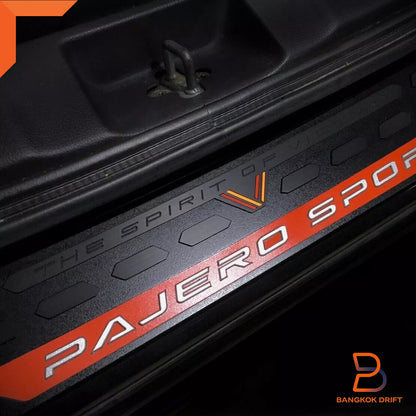 Ralliart Rear Bumper Step Scuff Plate for Mitsubishi Pajero Sport (2019-2023)