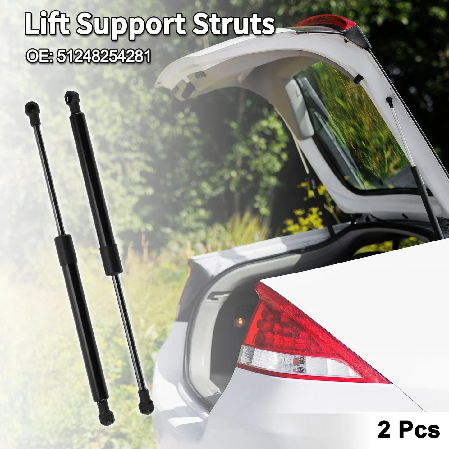Rear Hatch Lift Supports Struts for BMW 323Ci Coupe (2000)