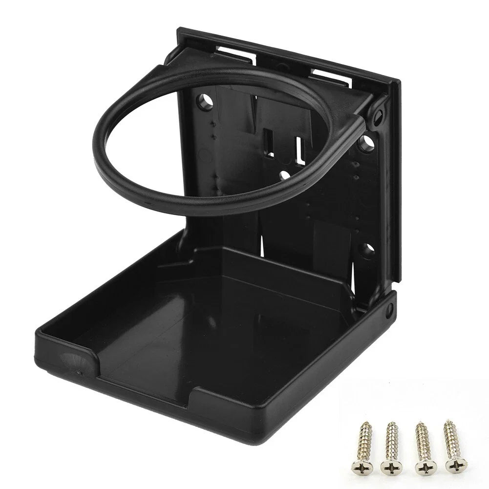 Useful Drink Holders Foldable Black Bracket Cup Drink Holder