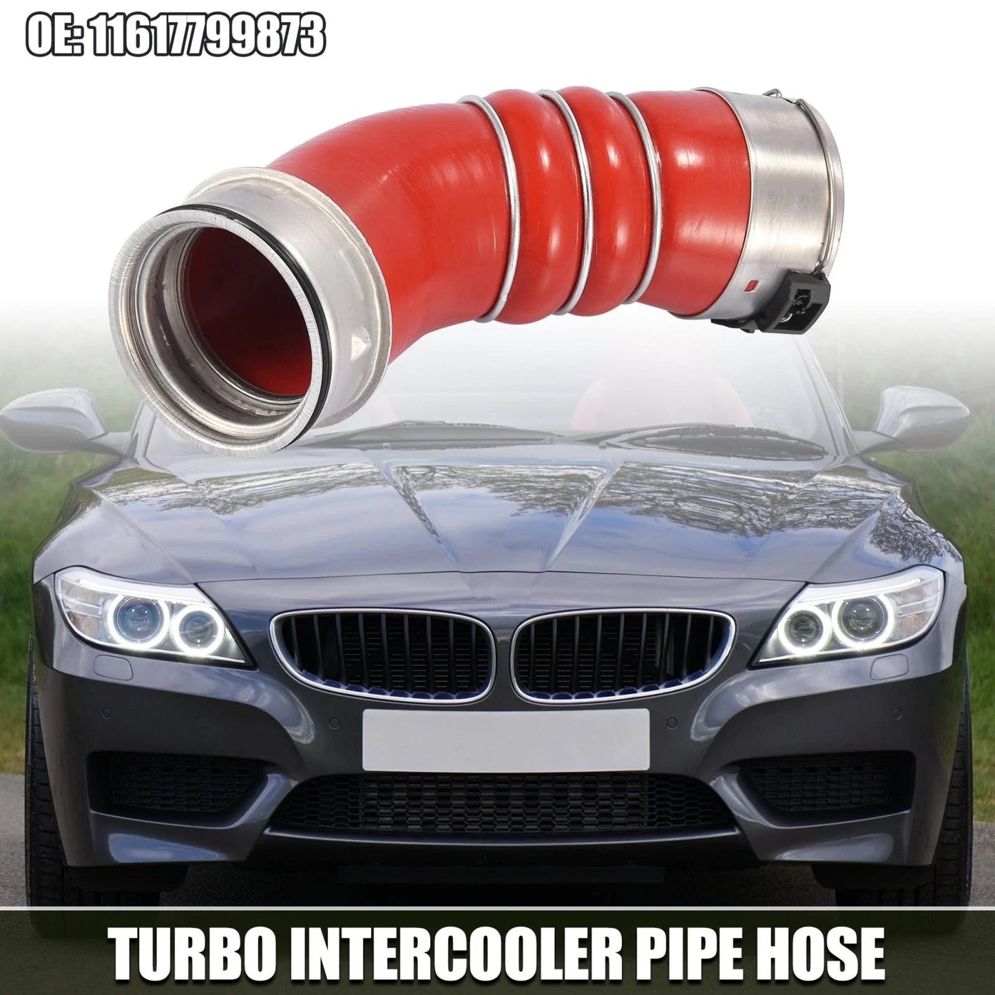 Turbo Intercooler Pipe Hose Air Intake Hose for BMW X5 (2007 - 2009)