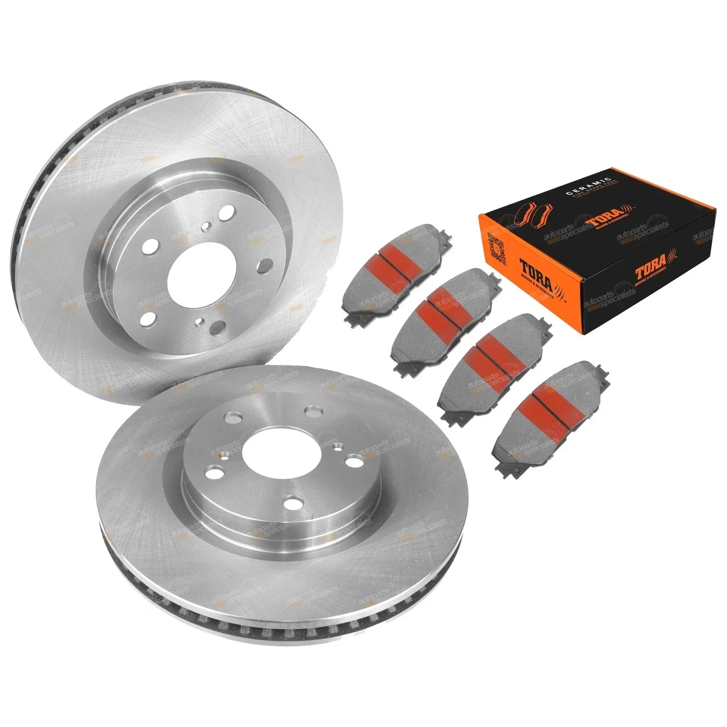Front Disc Brake Rotors & Pads for Toyota RAV4 GSA33 ZSA42 (2007–2019)