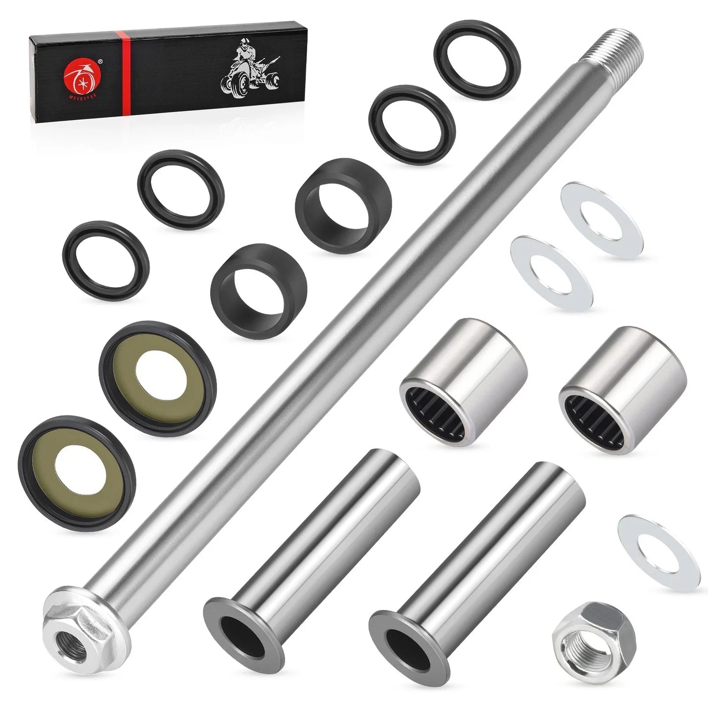 Rear Swing Arm Bearing Seal & Pivot Bolt Kit for Kawasaki KFX400 (2003–2006)