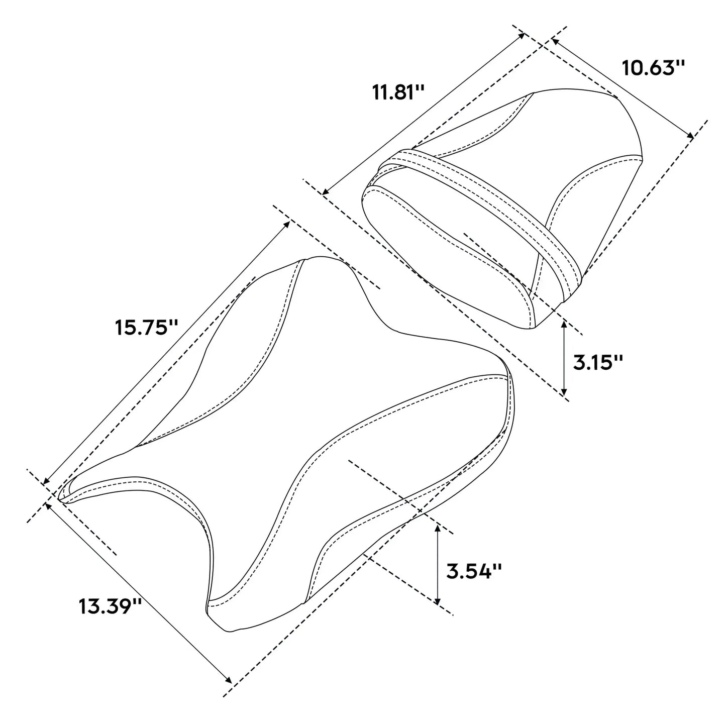 Rider & Passenger Seat for Yamaha YZF R6 (2006-2007)