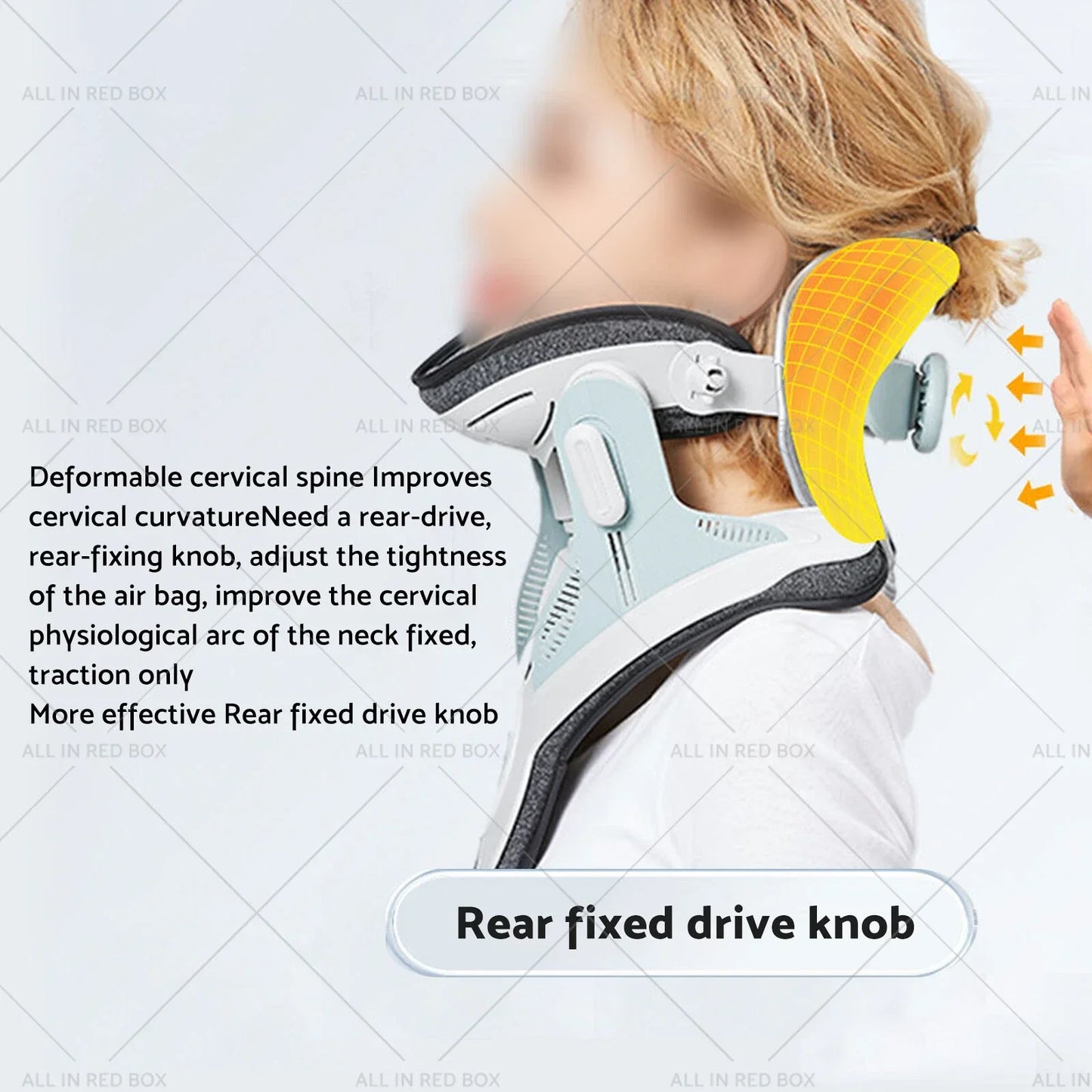 Neck Stretcher Traction Device for Neck Brace