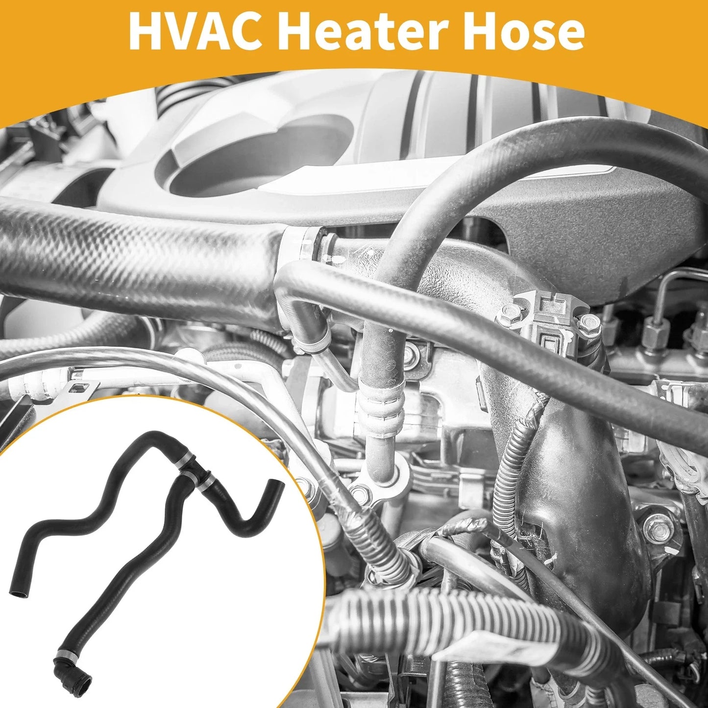 HVAC Heater Hose for BMW X4/X3 Rubber (2015-2018) (2011-2017)