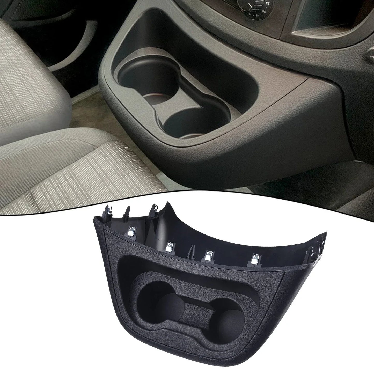 Central Control Cup Holder Panel for Mercedes Vito W447 Metris (2016–2023)