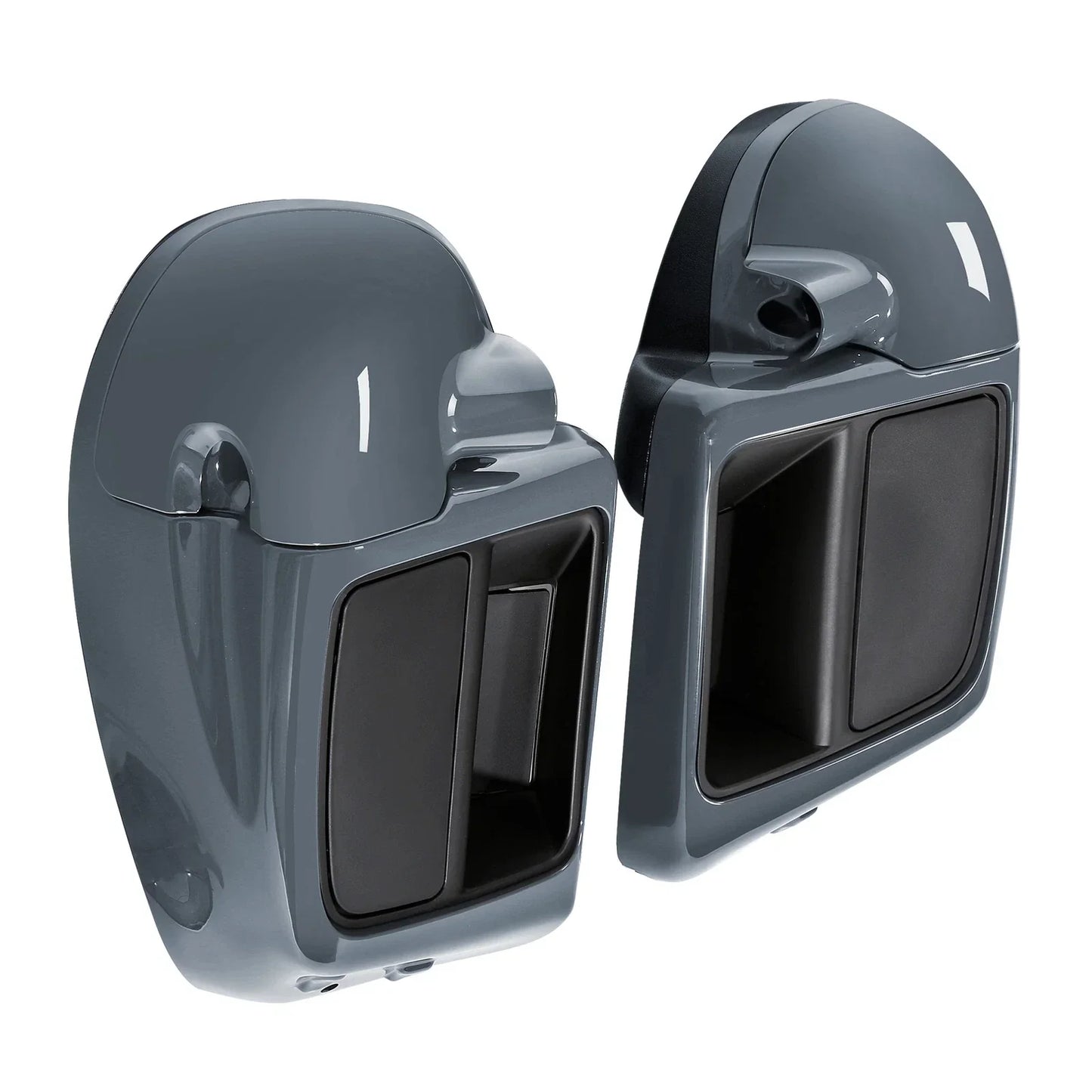 Lower Vented Fairings for Harley Touring 2014-2023 Gunship Gray