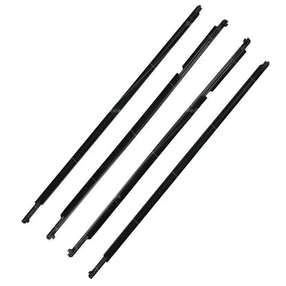 4x Door Glass Seal Weatherstrip for Toyota Landcruiser Prado (2003-2009)