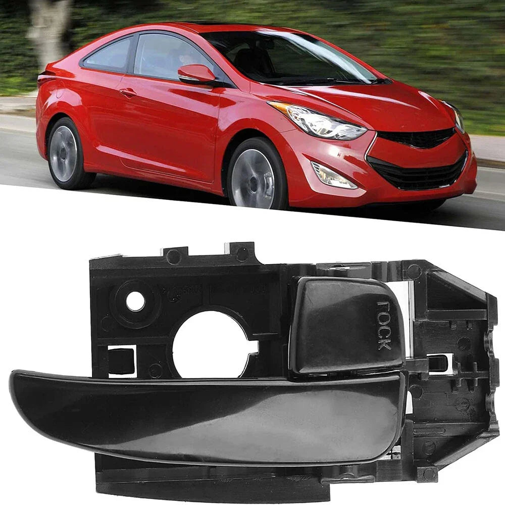 Black Front Right Inner Door Handle for Hyundai Elantra XD (2001-2006)