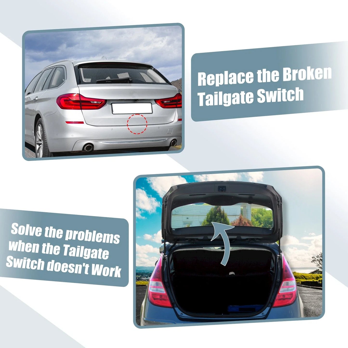 Trunk Tailgate Handle Release Switch for BMW E60 E70 E82 E88 E91