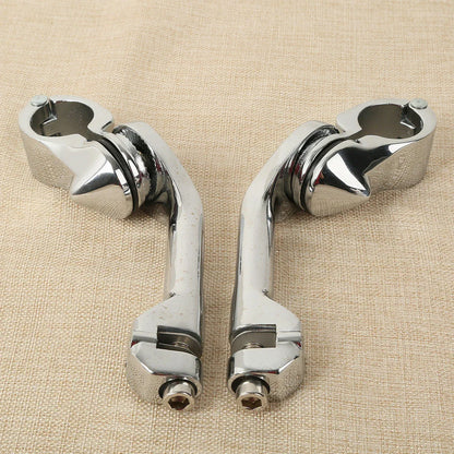 Adjustable 1.25" Highway Foot Pegs for Harley