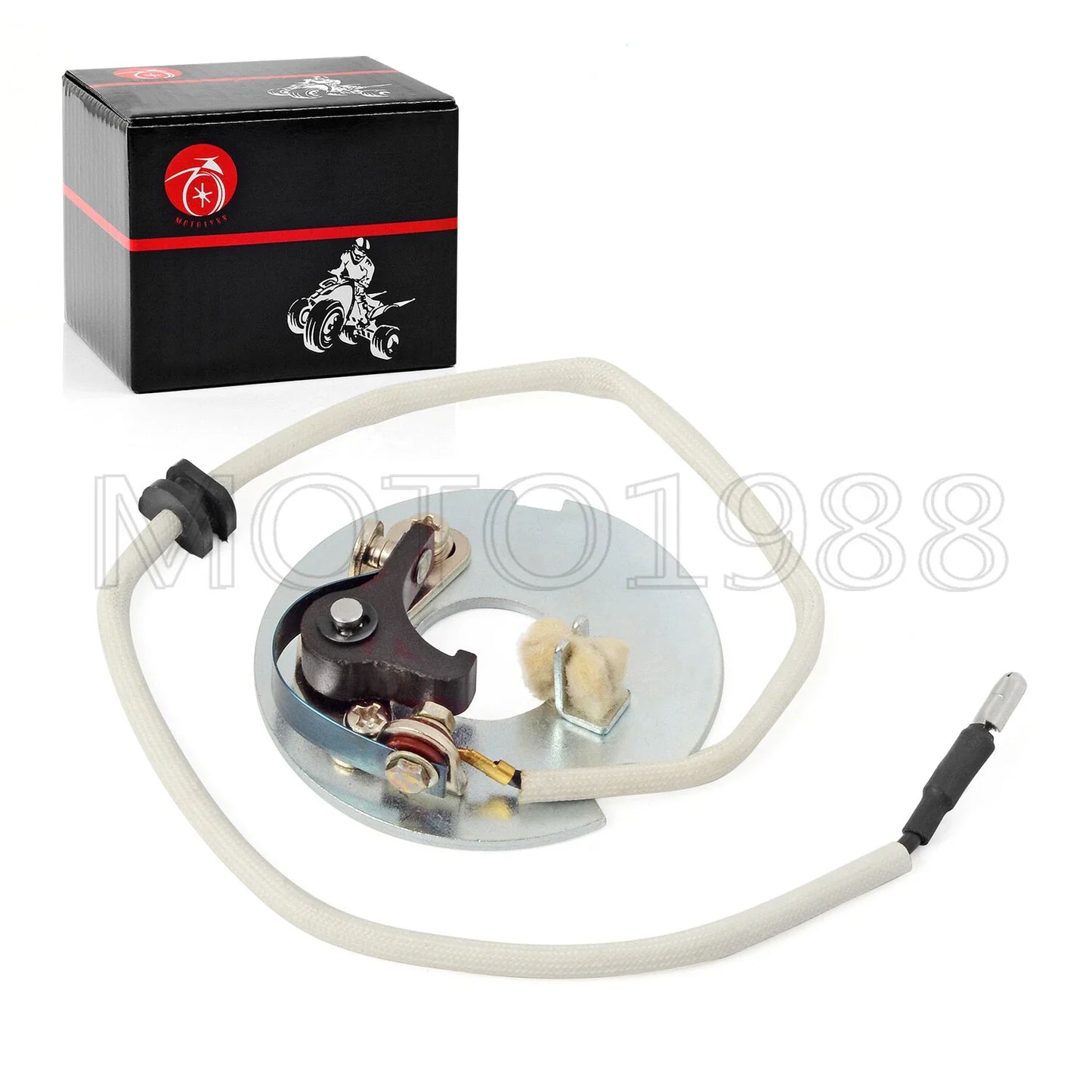 Points Ignition Assembly for Honda ATC90 Trail 90 CT90 CL90 ST90