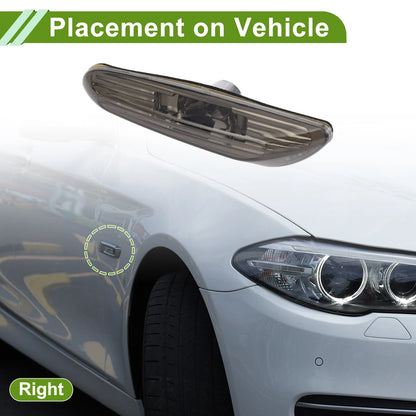 1 Pcs Right Side Marker Light Cover for BMW 3 Series (2002-2005)