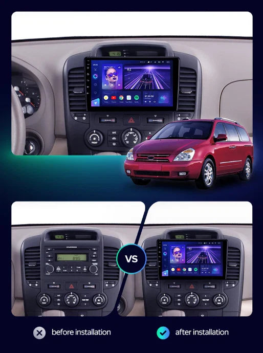Camera Radio Head Unit for Kia Grand Carnival (2006-2014)