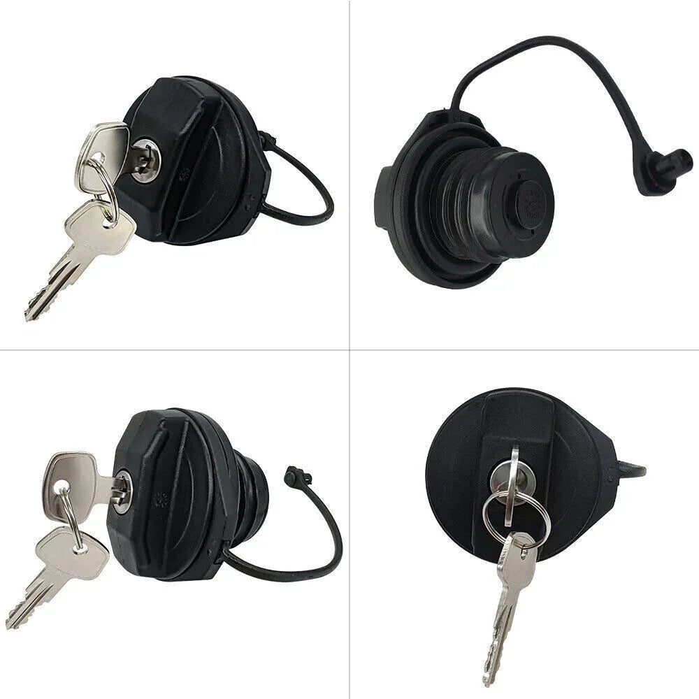 Fuel Tank Filler Cap w/ 2 Keys for Land Rover Defender 90 110 130 (2007-2023)