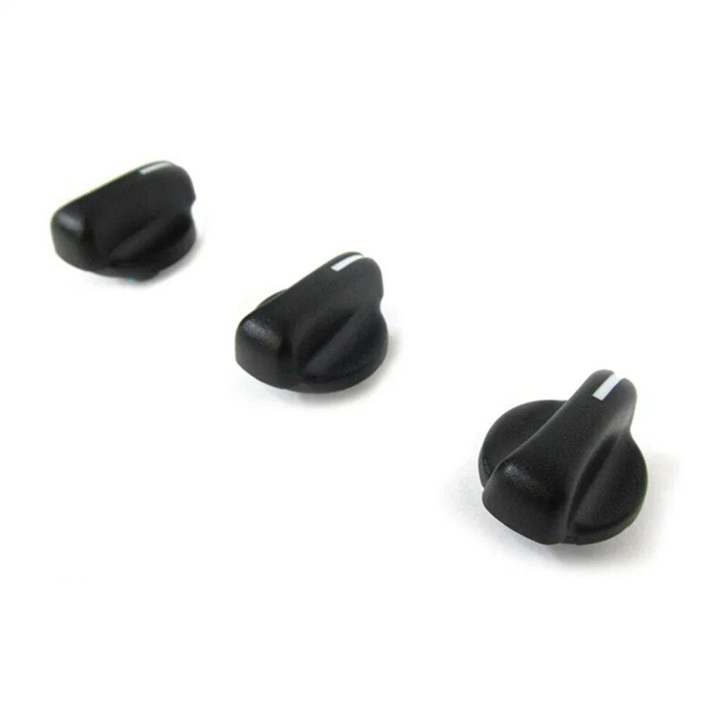 3 x A/C Heater Control Knob Fan Switch Set for Jeep Wrangler, Dodge Ram (2007-2023)