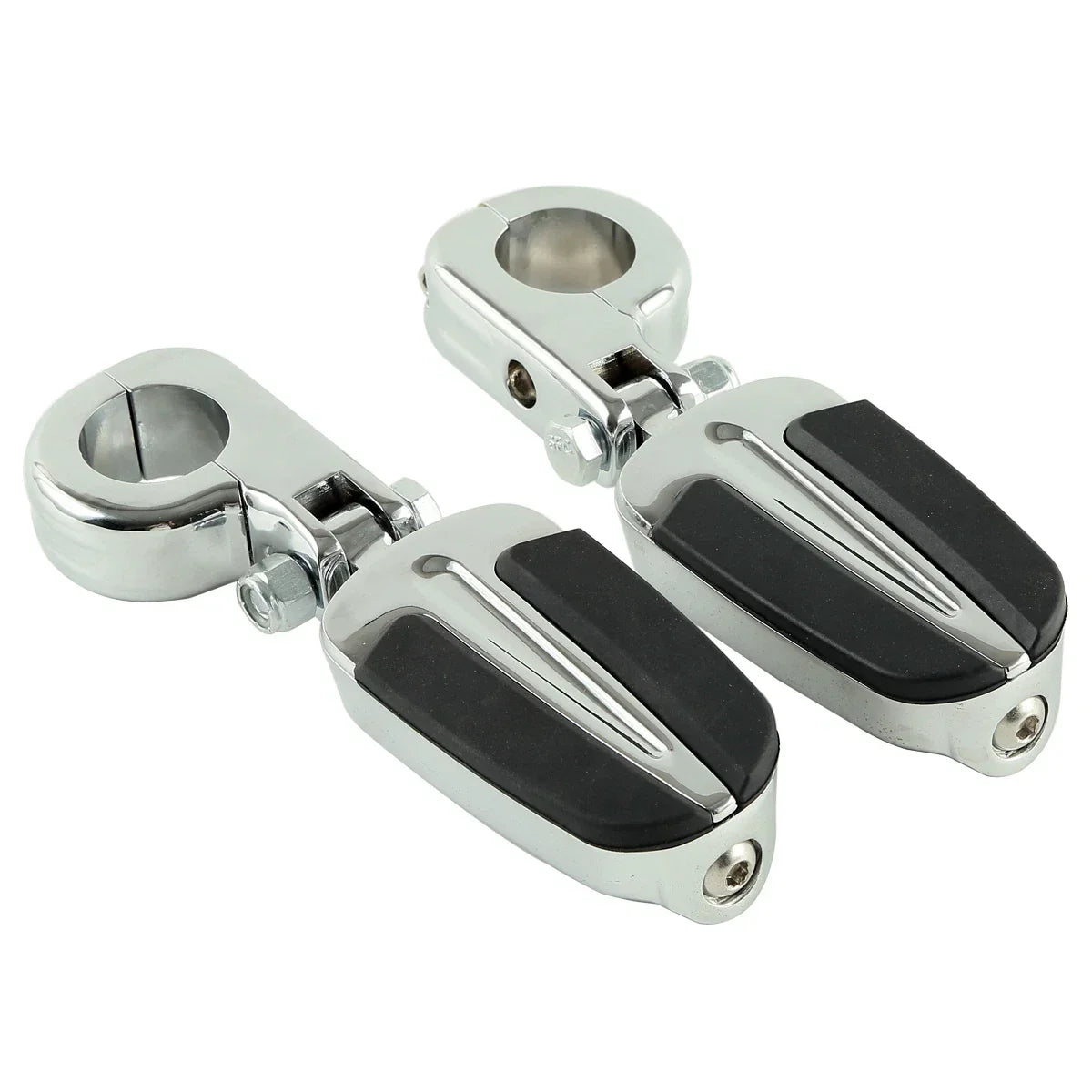 Engine Guard 1 1/4" Footrests Pegs Mount for Harley Softail Slipstream