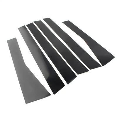 6 x Pillar Post Door Window Trim Covers for Subaru Forester (2019-2023)