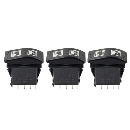 3x Power Window Lift Switch for Can-Am Defender Max HD8 HD10 (2016-2019)