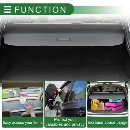 Car Trunk Retractable Cargo Cover for BMW X2 (2018-2023)