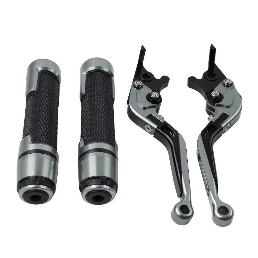 Extendable Brake Clutch Levers Grip Set for Kawasaki Z650 Z900 (2017-2023)