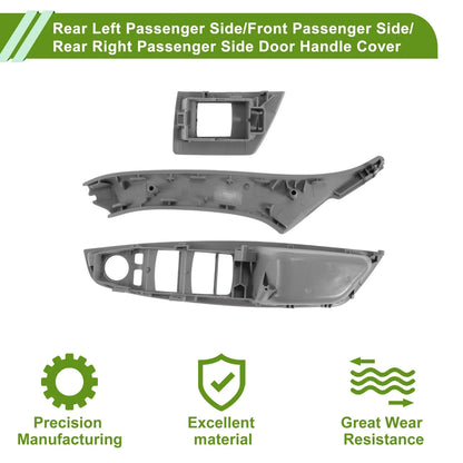 Door Panel Handle Pull Trim Cover for BMW 5 Series Gray (2011-2016)