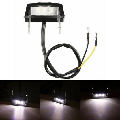 1 x 3 LED Motorcycle Rear Tail License Plate Light Lamp 12V for Motorcycle