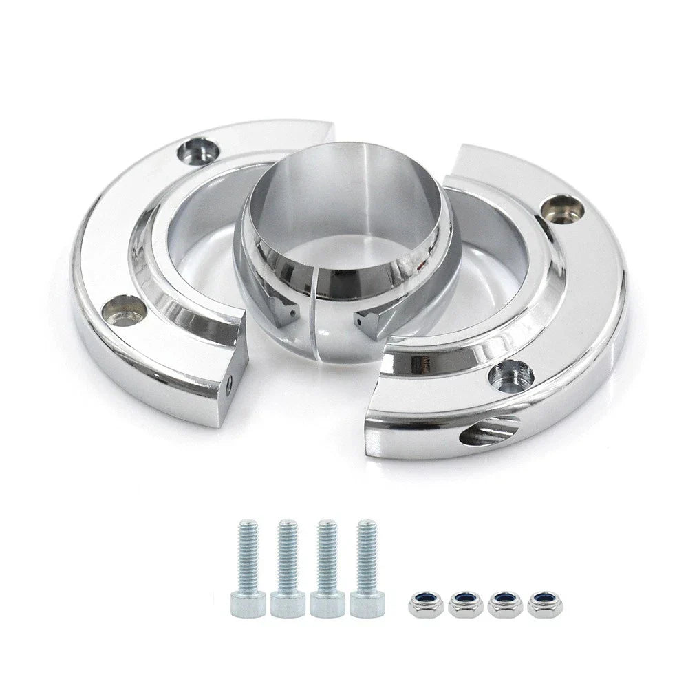 1x 2INCH Chrome Swivel Steering Column for SBC BBC 350 Car