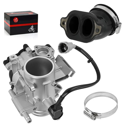 Throttle Body & Adapter for Polaris Ranger Crew 700 (2008–2009)