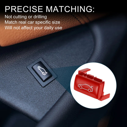 Tailgate Rear Trunk Switch Button Cover for BMW 1 2 3 4 5 6 7 X1 X3 Series Red
