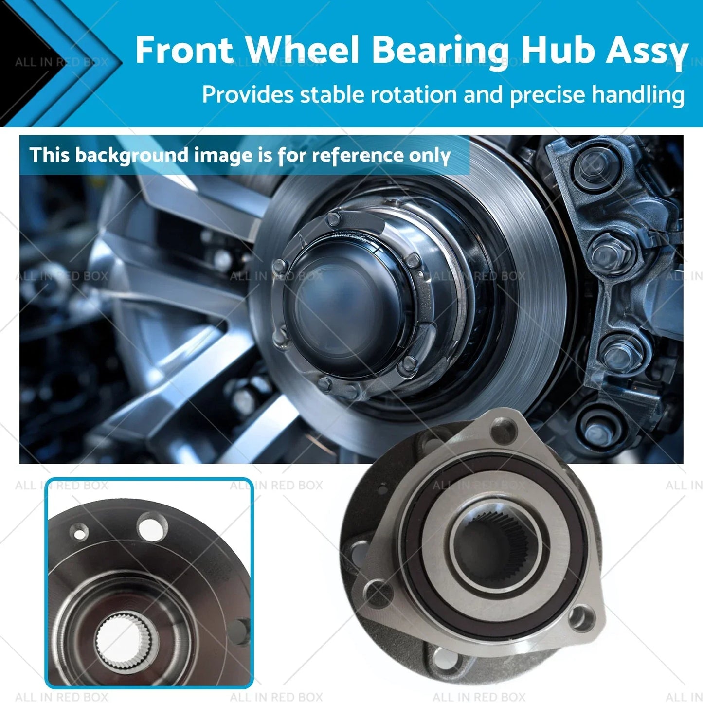 Front Wheel Bearing Hub for Volkswagen Golf, Jetta (2006-2014)