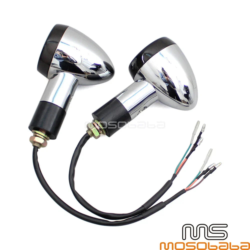 LED Front Turn Signals for Suzuki Boulevard M109R, Honda, Harley (2006-2023)