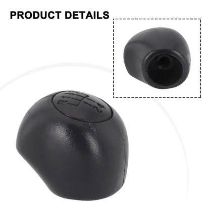 Black 5-Speed Shift Knob Cover for Fiat Ducato (2006–2022)