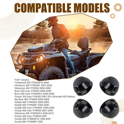 4X Wheel Center Cap for Yamaha Grizzly Bruin Kodiak (1986–2009)