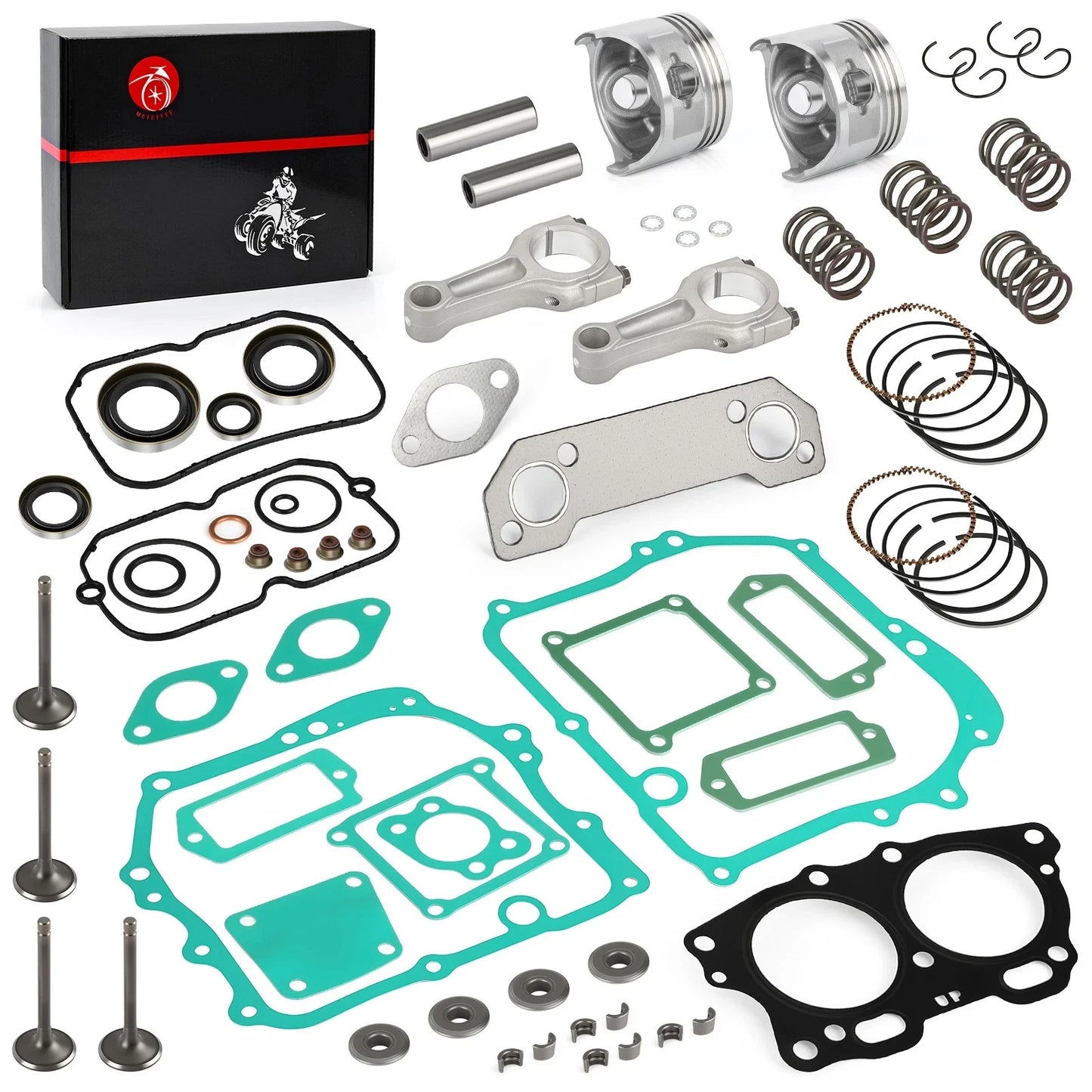 0.25mm Connecting Rod Piston Valve Gasket Kit for EZGO 295cc EH29C (1992–2002)
