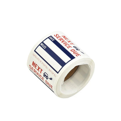 Oil Change Stickers Pack Reminder Service Sticker 2x2inch
