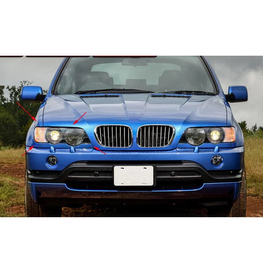 Clear Headlight Lens Cover for BMW X5 E53 (2000-2003)