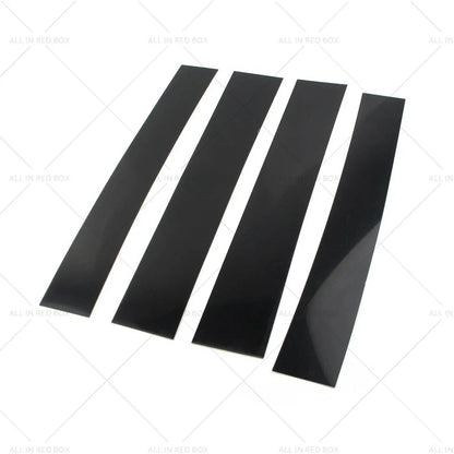 4 x Black Pillar Post Cover Trims for Cadillac Escalade (2007-2014)