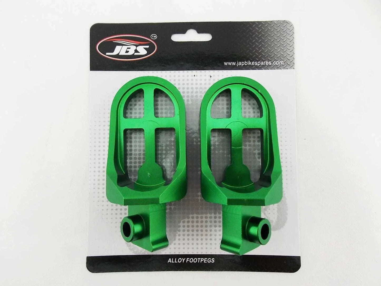 CNC Billet Alloy Foot Pegs for Honda XR50 (2000-2004) -  Green Footrests
